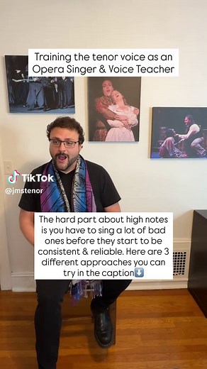 Entrenando la voz de tenor para ópera