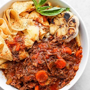 BEST Beef Short Rib Ragu (slow cooker   instant pot)