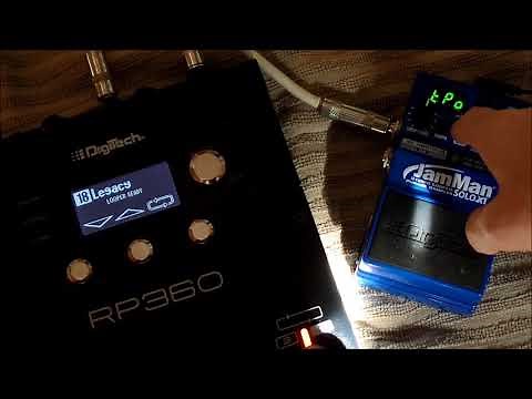 DigiTech JamMan Solo XT basic tutorial instructions part 2