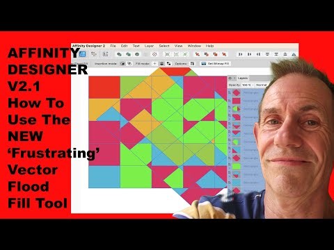 Affinity Designer v2.1 | Frustrating Vector FLOOD FILL Tool Tutorial NEW FEATURE