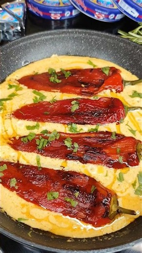 5 minuta recetë 🥰 Nëse keni speca duhet ta provoni patjetër 👌 Frikasë me speca 💯