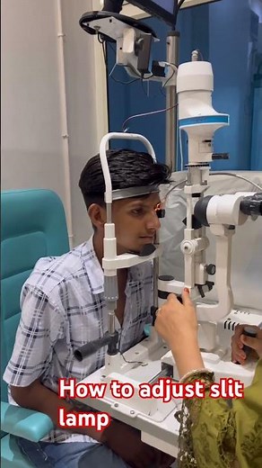 How to adjust slit lamp || Optometry Solutions