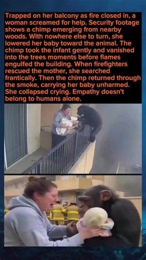8.4K views · 70 reactions | Trapped on her balcony as fire closed in,...