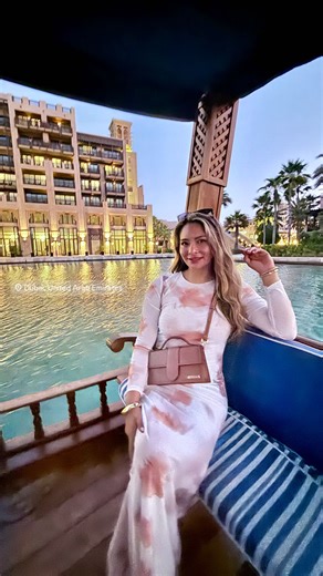 1.1K reactions · 18 shares | A beautiful abra boat ride at the Jumeirah Medinat Souq… #travelcreator #accessibledestinations #jetsetter | Marcela Marañon - The Journey of a Brave Woman | Facebook