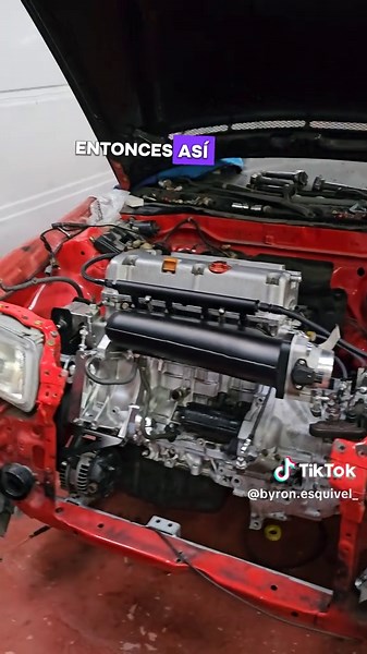 Proyecto Honda CRX: Montaje del Motor K24