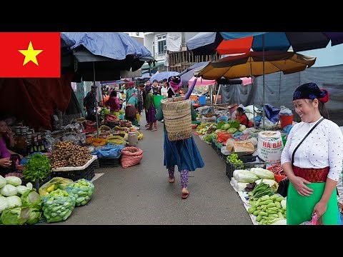 Vietnam Traditional Market Tour | Exploring Dong Van’s Unique