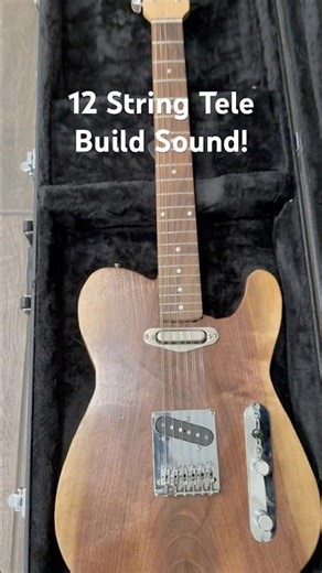 My 12 string electric guitar build! #electricguitar #12stringguitar #telecaster