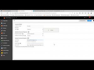 2.3 Connection Create Salesforce Connection in IICS DI