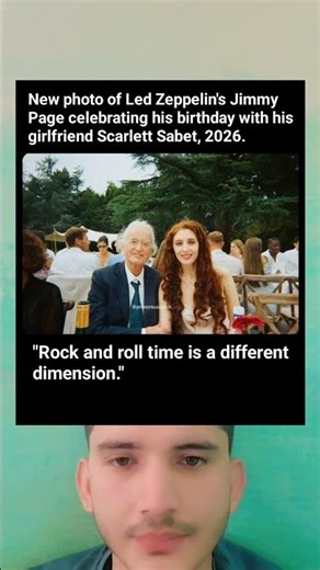 Jimmy Page Celebrates His Birthday With Girlfriend Scarlett Sabet (New Photo)
