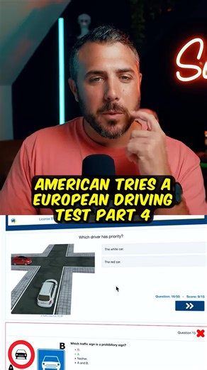 American Tries the European Driving Test