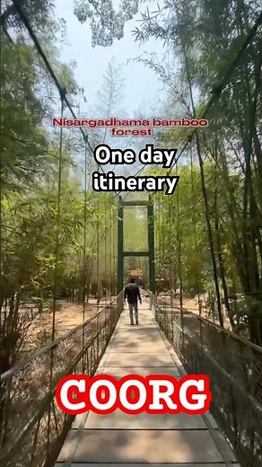COORG-1day itinerary #coorgtravel #coorgvlog #1millionviews #travel #explore