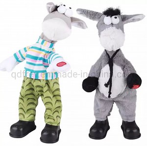 [Hot Item] Custom Plush Toy Interacting Singing and Dancing Donkey Toy