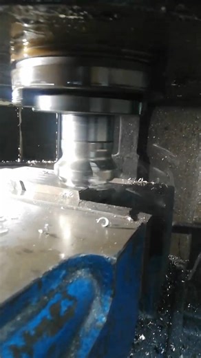 FLYING CHIPS ON UNIVERSAL DRILLING MACHINE PRIOR MACRO ETCH TEST