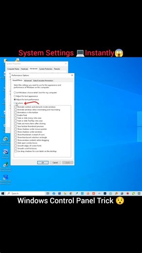system.cpl Command | Open Advanced System Settings Instantly | Windows Control Panel Trick
