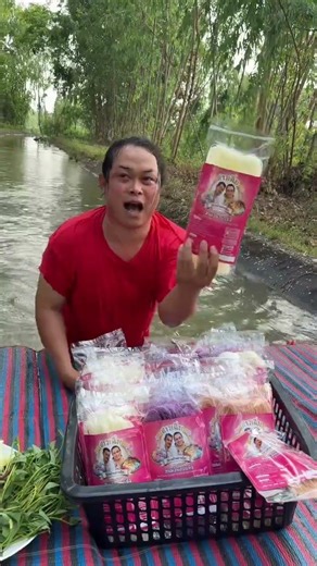 ขนมจีนอบแห้ง เส้นเหนียวๆนุ่มๆ #fishing #mukbanghorfun #อาหารไทย #อาหารไทย #food #mukbang #fruit