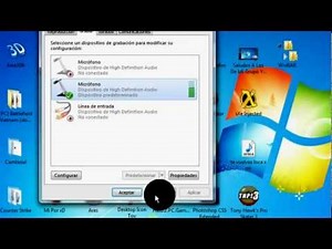Como Configurar Microfono en windows7(Explicado Muy Bien)