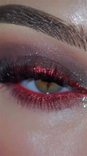how to bold look eye makeup tutorial #eyemakeup #glitter