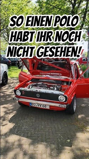 Gorgeous old-school tuning, VW Polo 1 #vintagecar #classiccar #tuning #vw #polo