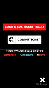 Missing someone far away? Hop on a bus to see them! Book your bus tickets at any Money Market Counter at Shoprite, Checkers, Checkers Hyper or USave stores nationwide or simply visit https://brnw.ch/21wRDeG | Computicket