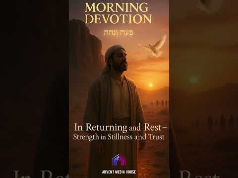 🕊️ Isaiah 30 – In Returning and Rest – Strength in Stillness and Trust