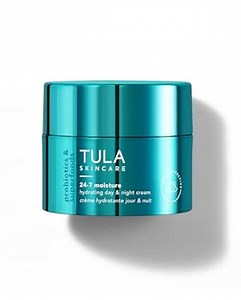 TULA Skin Care 24-7 Chrome Hydrating Day & Night Cream - Anti-Aging Moisturizer for Face, Contains Watermelon & Blueberry Extract in Chrome Packaging, 1.5 oz.