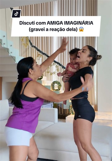 Discussão Engraçada com Amiga Imaginária