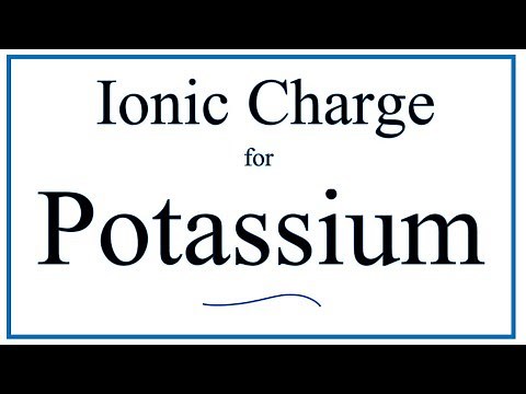 How to Find the Ionic Charge for Potassium (K)