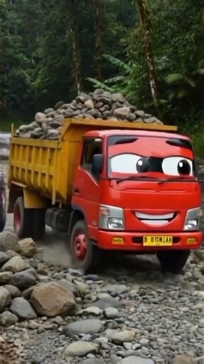 dump truk angkut batu #truck #dumptruck