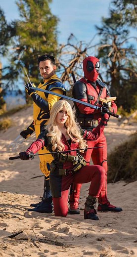 Cosplay Photoshoot with Deadpool, Wolverine, and Ladypool