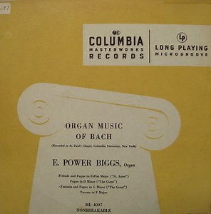 E. Power Biggs - Organ Music Of Bach