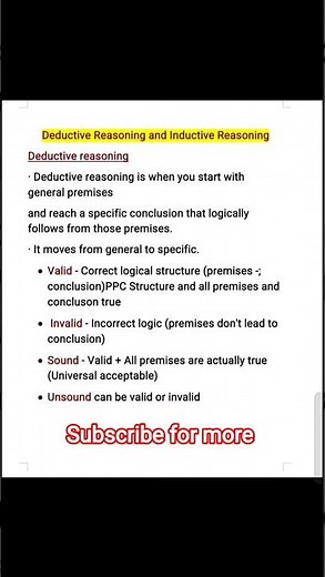 Deductive and Inductive Reasoning l Logical Reasoning UGC NET Paper 1 #logicalreasoning #ugcnet