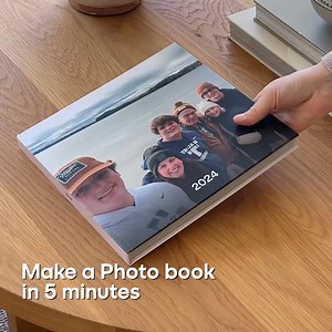 4.5M views · 5K reactions | Create a beautiful photo book in no time.  One-click creation. Simple, flat pricing. Premium quality in every book. | Mixtiles | Facebook