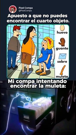 🤔 ¿Dónde está la muleta? 🧐