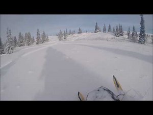 Riding a skidoo 550 fan