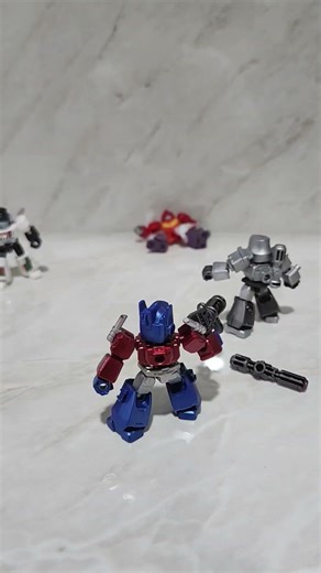 Autobot vs Decepticons part 1 #stopmotion #subscribe #blokees