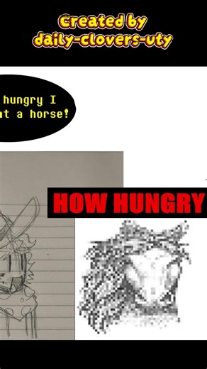 Clover is so Hungry - Undertale Yellow Comic Dub