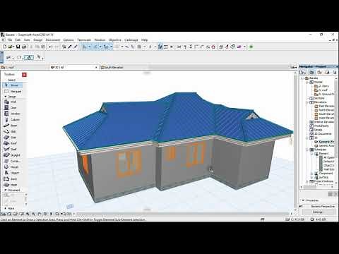 How to design ROOF with Cadimage in Archicad