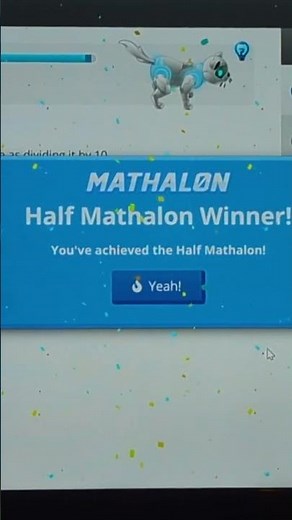 The first to achieve half Mathalon in knowledgehook September 2023