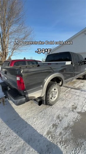 Gelded up fuel pump😢 ##coldstart##67powerstroke##fyp##650hp | powerstroke cold start