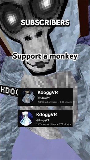 Support a monke in gorilla tag #supportamonke