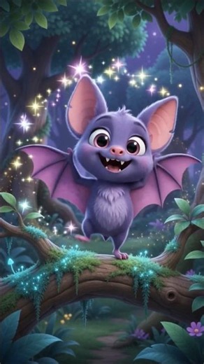 I am Benny bat 🦇 #batsong #MandalTV #nurseryrhymes