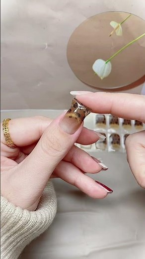 Nail Sticker - Easy nail design idea 5118 ||