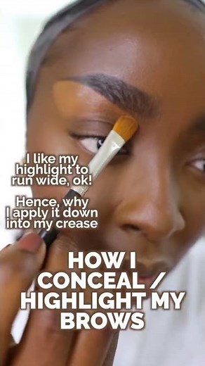 HOW TO CONCEAL YOUR EYEBROWS #makeuptutorial #makeuphacks #howto