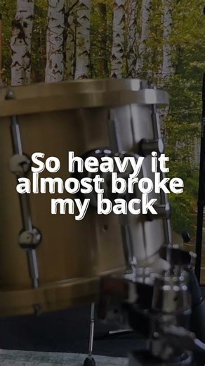 This drum kit weighs 300 pounds.And that’s only the beginning of the story. #drummer #drumrecording