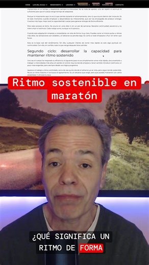 Correr más rápido no es el objetivo… mantener ese ritmo sin que tu cuerpo se dispare, sí. Un ritmo sostenible es aquel que puedes mantener durante mucho tiempo sin que tus pulsaciones se descontrolen. Y esto no se construye corriendo rápido, sino haciendo bien los rodajes suaves. Primero mejoras tu base (eficiencia aeróbica), y después tu cuerpo aprende a sostener ritmos más altos sin sufrir. Si quieres correr un maratón en 3h (4:15/km), no se trata solo de ir a ese ritmo… sino de que tu pulso s