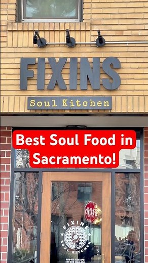 I see why there’s ALWAYS a wait time! 🔥 Fixins Sacramento soul food!