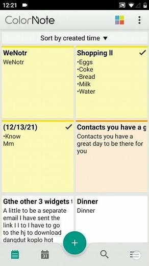 ColorNote able to retain files even after reinstallation