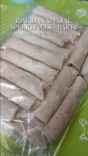 Step-by-Step Spring Roll Wrapping Tutorial, How to Fold Spring Rolls for Beginner #springrolls