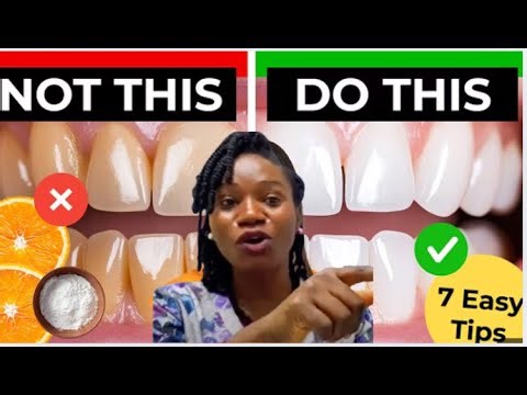 7 SMART DAILY TIPS TO PREVENT TEETH STAINS! DENTAL THERAPIST EXPLAINS