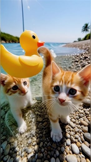 HAVING FUN UNDERWATER CATZ #cat #pets #munchkinfold #funny #viral #viralshorts